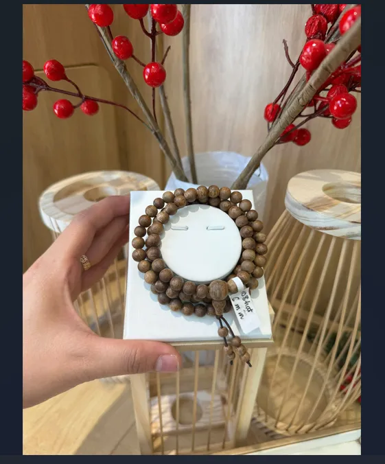 VÒNG TAY TRẦM HƯƠNG 108 HẠT_AN KHANG, SỨC KHỎE