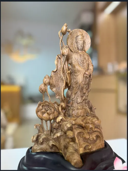 Đã bán _TƯỢNG PHẬT BÀ QUAN ÂM BỒ TÁT_TRẦM HƯƠNG THIÊN NHIÊN