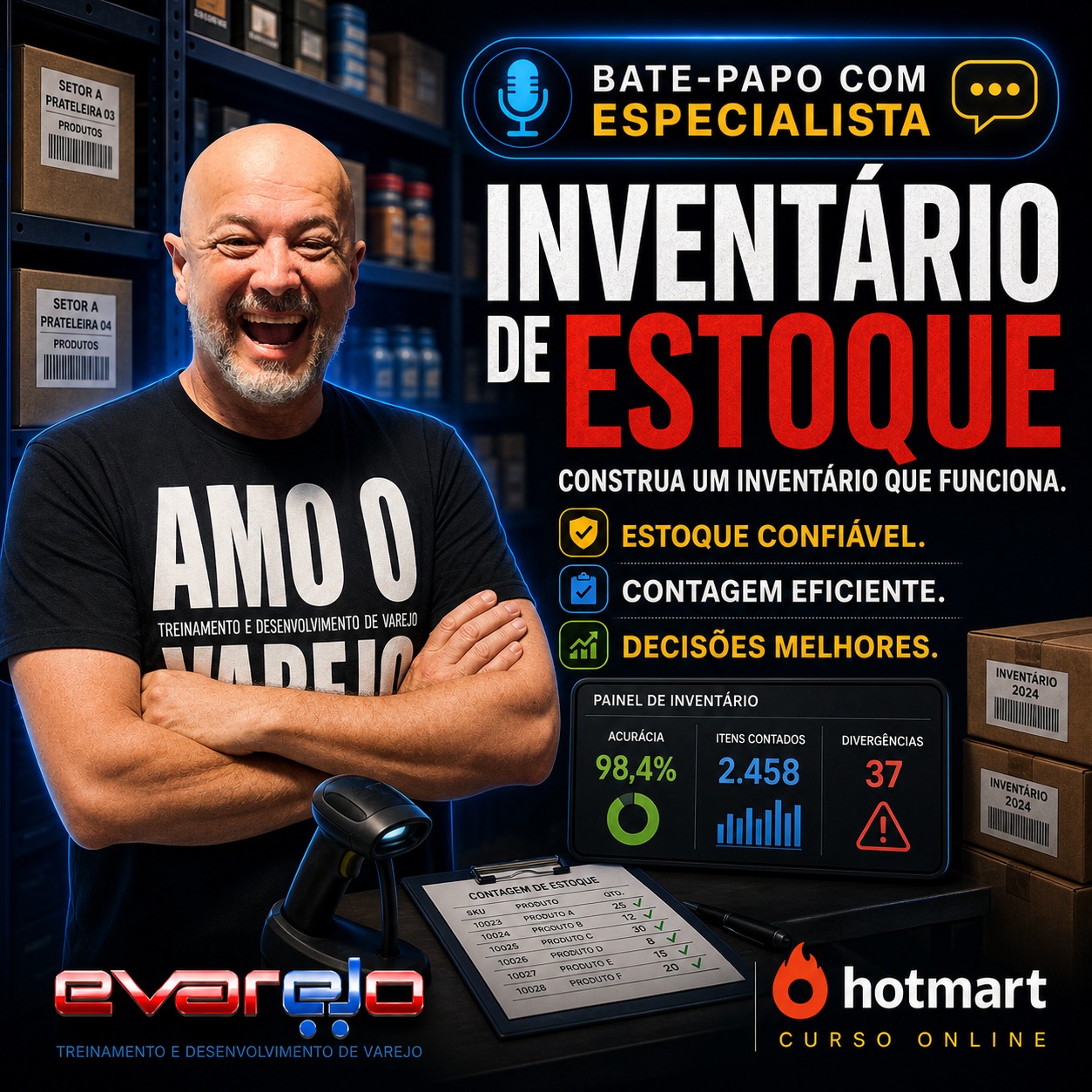 Bate-Papo: Inventário de Estoque