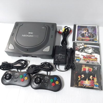 Console SNK NEO GEO CDZ CD-T02 avec 3 jeux testée import Japon #0006171