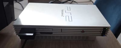Console Ps2 Fat Silver + Hdd 200go + Adaptateur Réseau + Memory Cards Sony