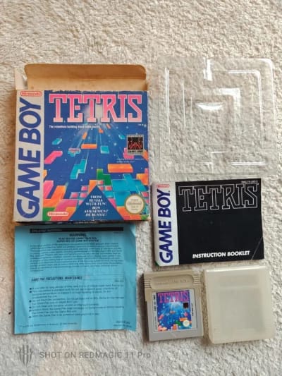 Tetris Nintendo Game Boy version PAL complet en boite avec notice