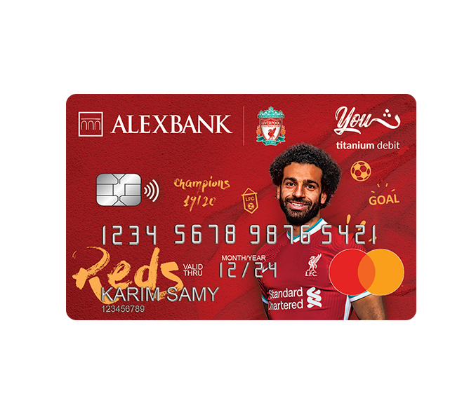 YOUTH Liverpool FC Titanium Debit Card