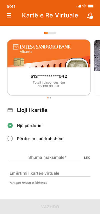 karta virtuale
