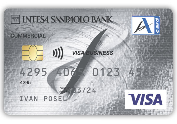 poslovna kartica z odlozenim placilom oz. kreditna kartica Activa Visa
