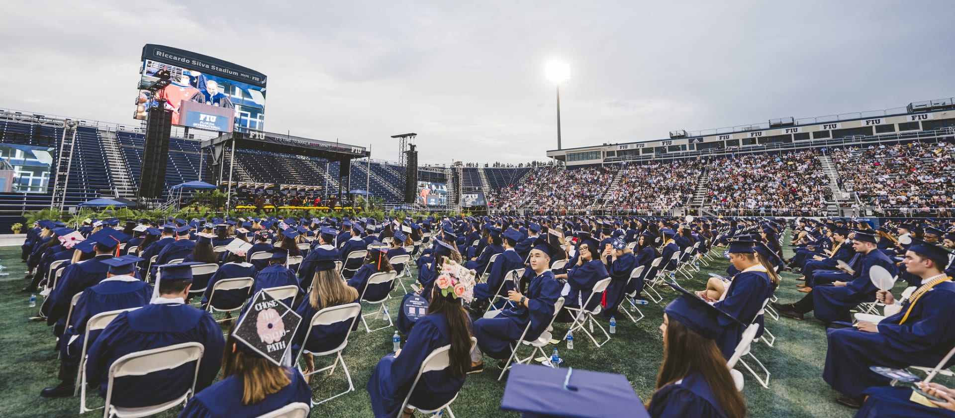 Panthers flex artistic skills on grad caps FIU News Florida