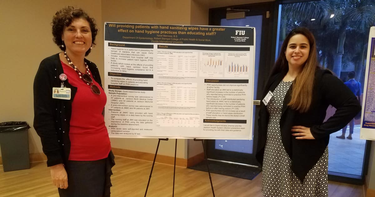 Cleaner hands make health care healthier FIU News