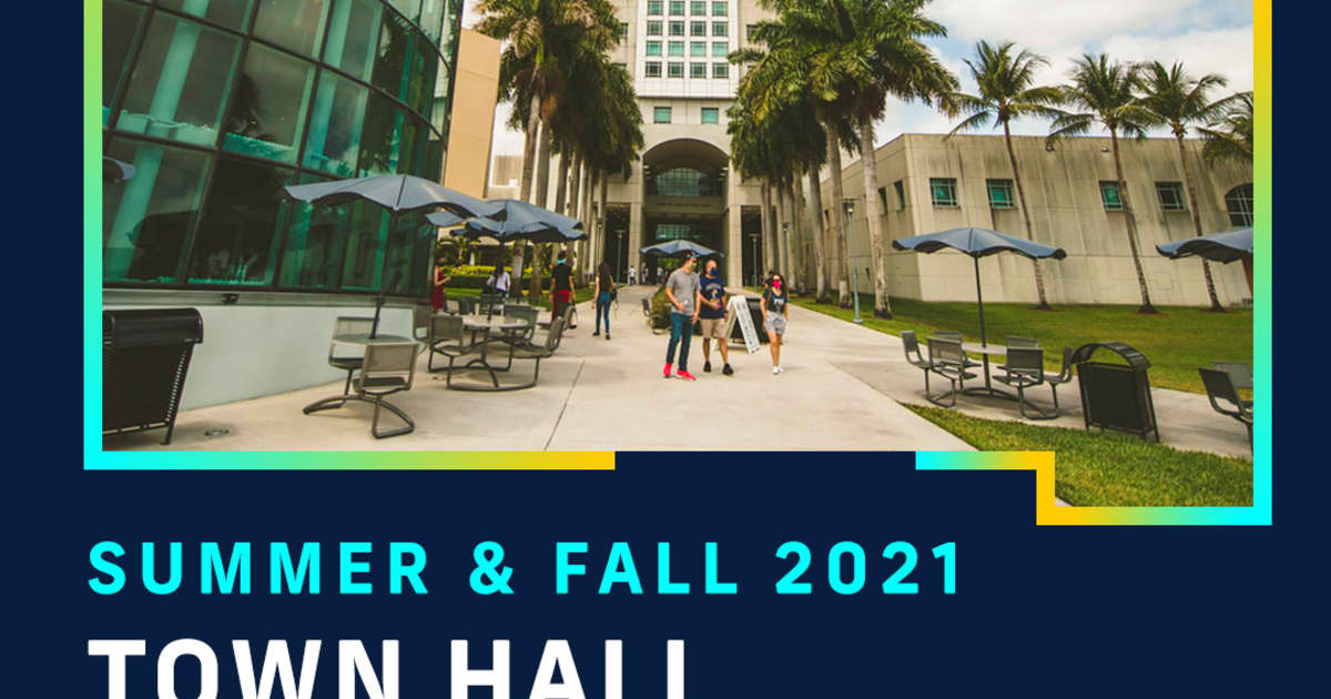 Watch Town hall addresses summer and fall semester questions FIU