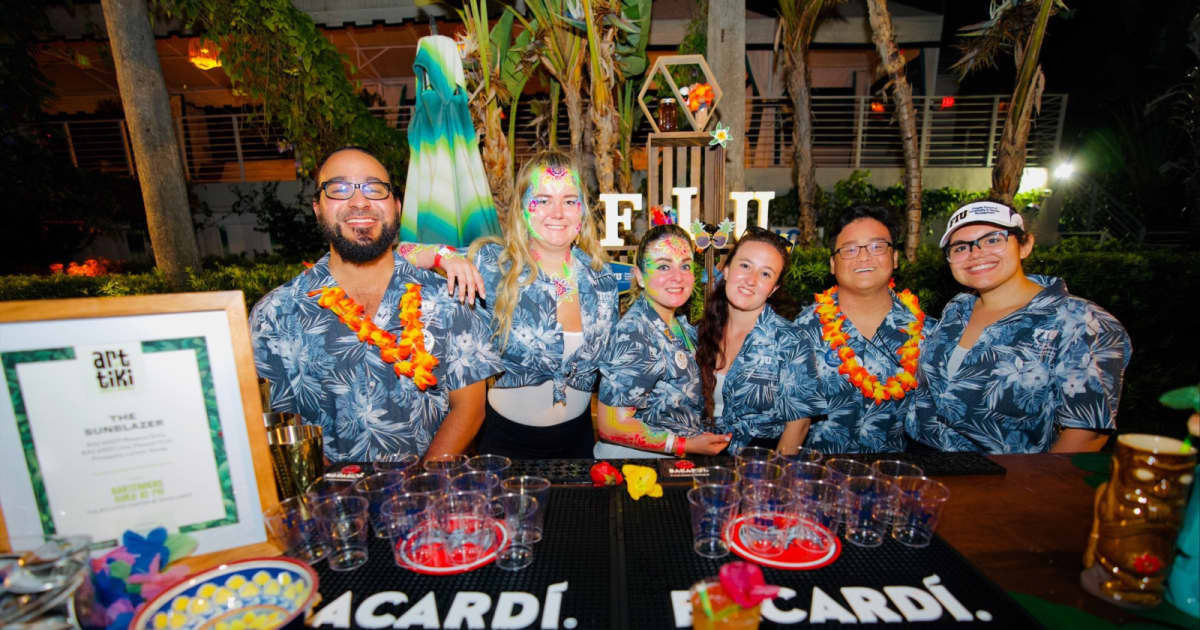 FIU Bartender's Guild crowned people's champ at SOBEWFF® Art of Tiki Showdown | FIU News - Vimarsana News