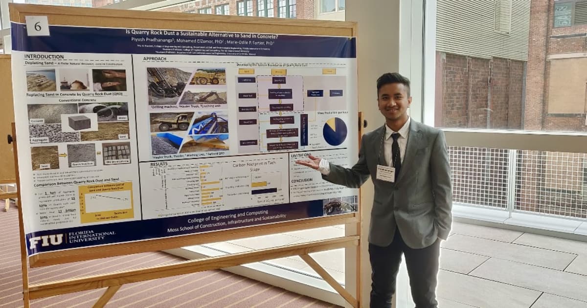 Don't junk it! Engineering Ph.D. starts company to repurpose building materials | FIU News - Vimarsana News