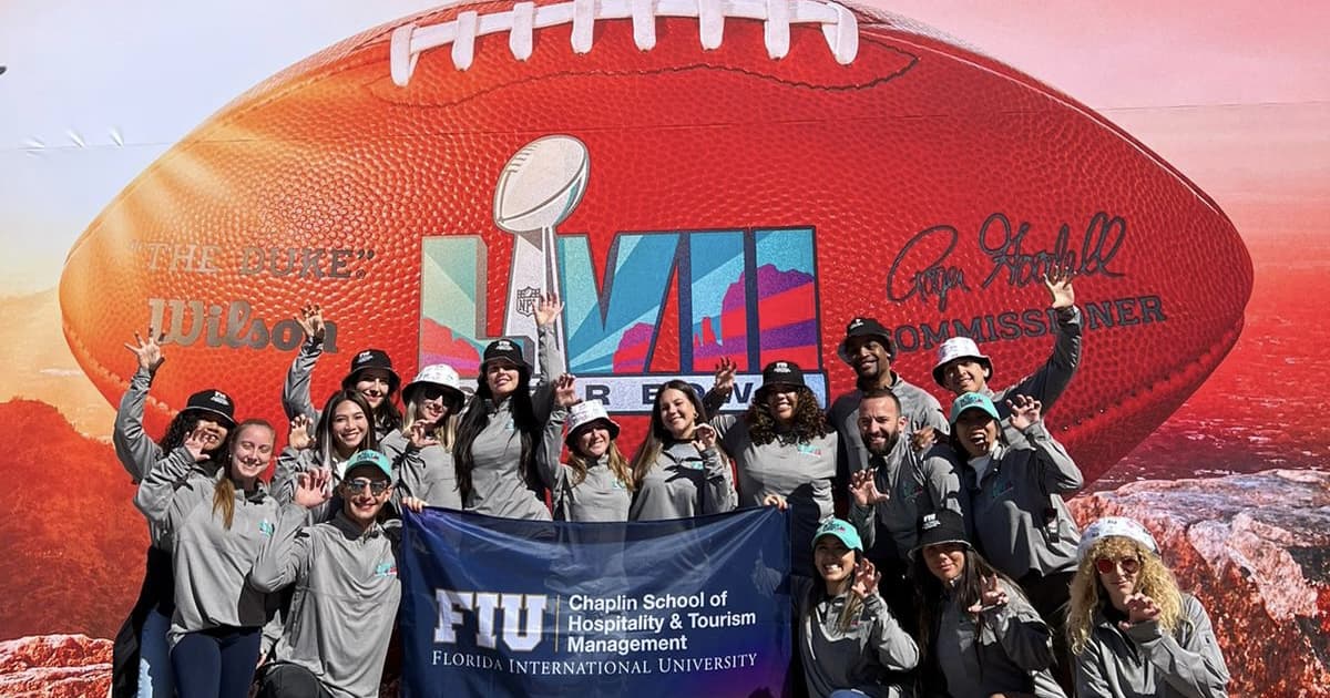 Students learned on location at Super Bowl LVII