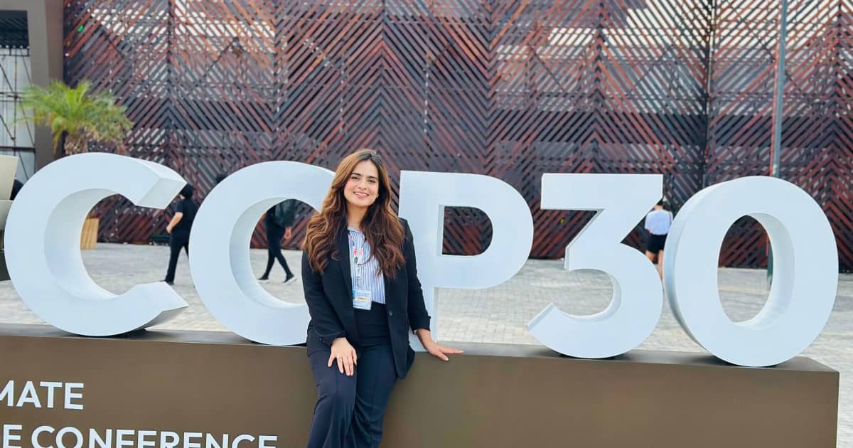 From floodwaters to the global stage: FIU grad student was Pakistan’s voice at COP30