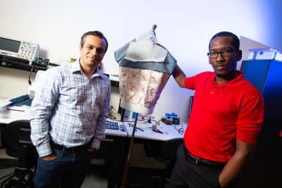Ph.D. student designs wearable antennas for medically underserved communities