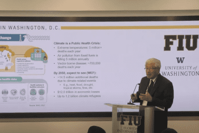 Too often left unsaid: the connection between climate change and health