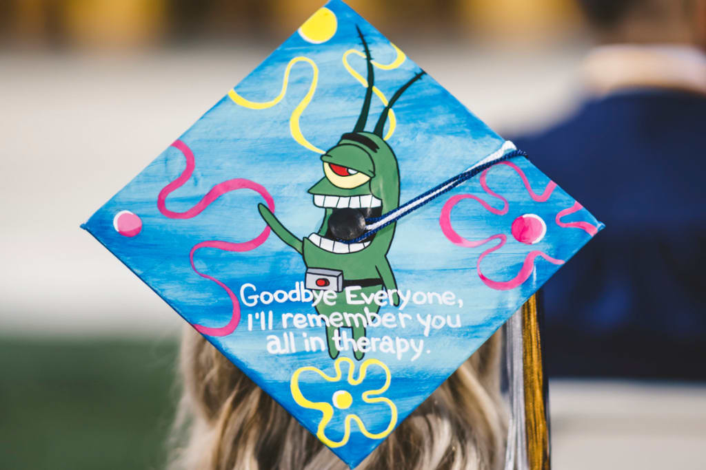 Panthers flex artistic skills on grad caps FIU News Florida