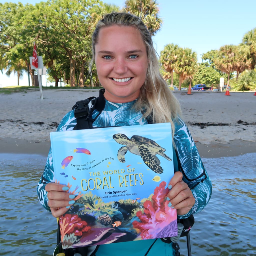 Ph.D. student's first book helps kids explore life on coral reefs FIU