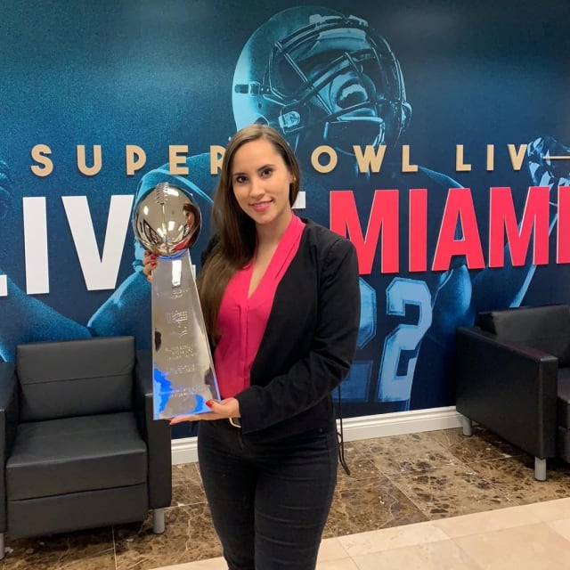 Intern helped create Tampa Bay Super Bowl host committee logo