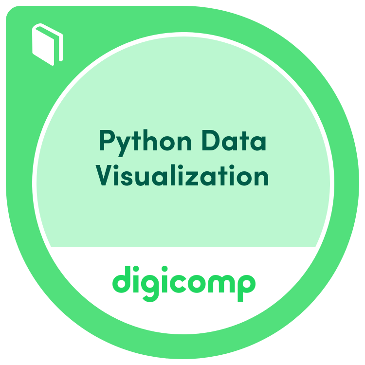 Badge Python Data Visualization Digicomp