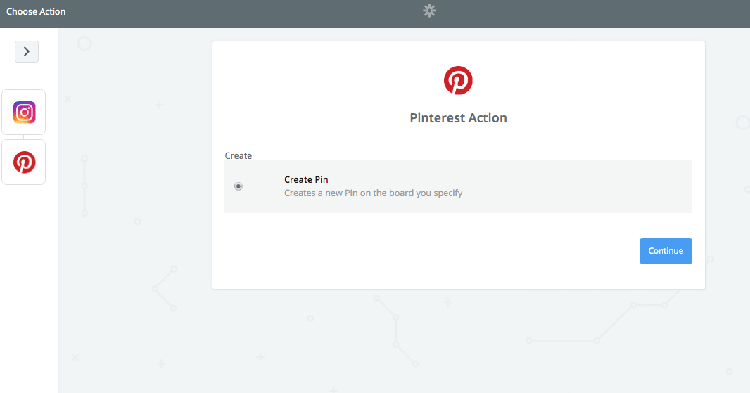 beispiel zapier instagram pinterest