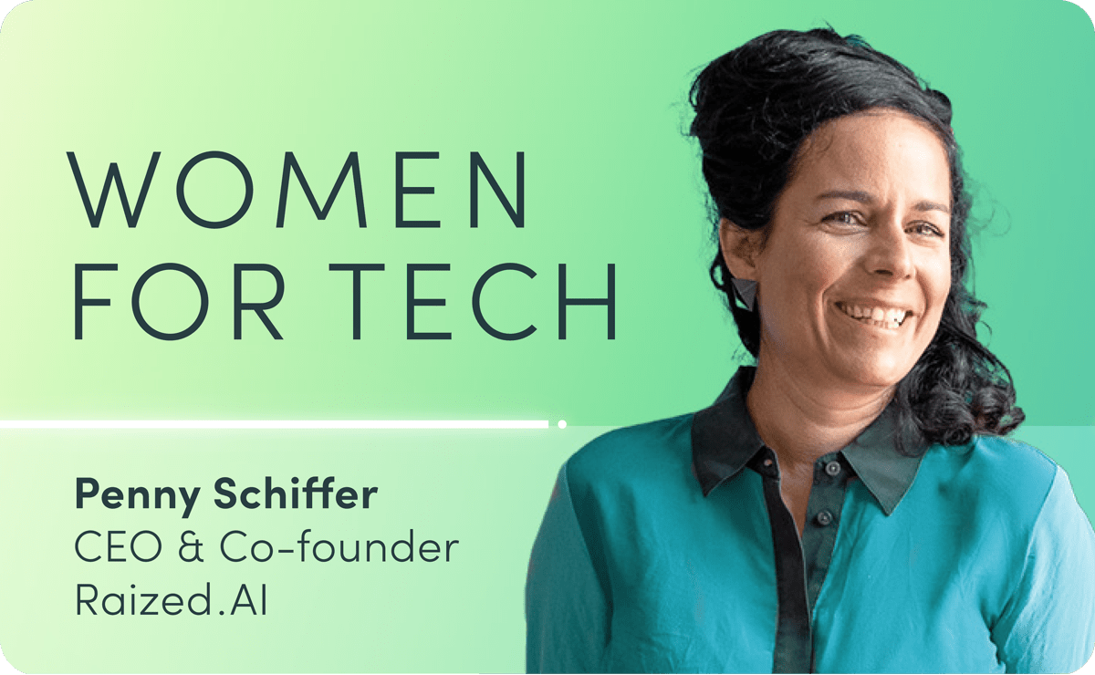 Penny Schiffer, CEO und Mitgründerin des KI-Startups Raized.AI im Porträt.