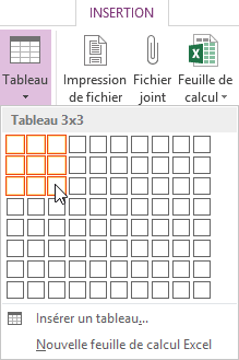 04 -OneNoteTabelle einfügen