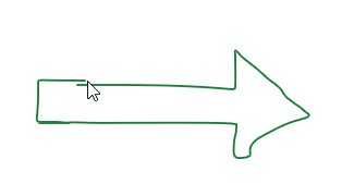 Freihandzeichnung Pfeil - Office 2016