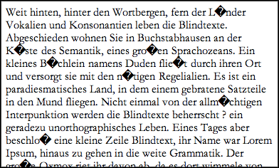 text-mit-falschen-sonderzeichen