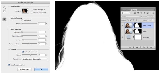 Freistellen von heiklen Bereichen in Adobe Photoshop