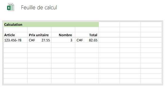 03 - Eingefügte Tabelle