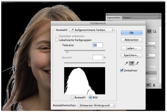 Freistellen von heiklen Bereichen in Adobe Photoshop