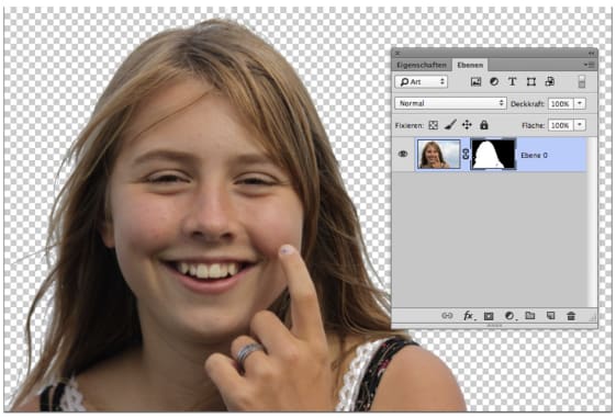 Freistellen von heiklen Bereichen in Adobe Photoshop