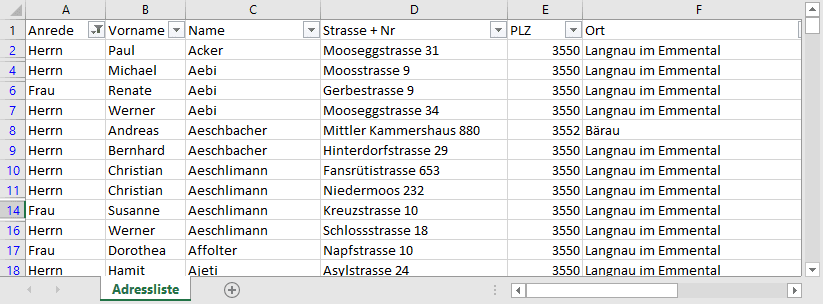 Adressen aus Excel-Dateien einfach in Microsoft Dynamics 365 importieren