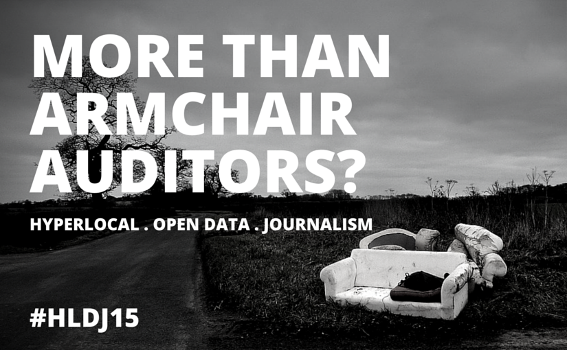 Hyperlocal. open data. journalism conference: If you'll come, I'll build it.