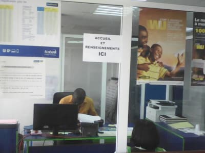 Le bureau d'accueil et de renseignements