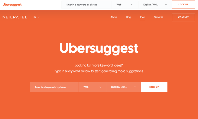 Ubersuggest the Best Seo Tool