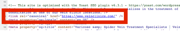 Misusing the canonical tags