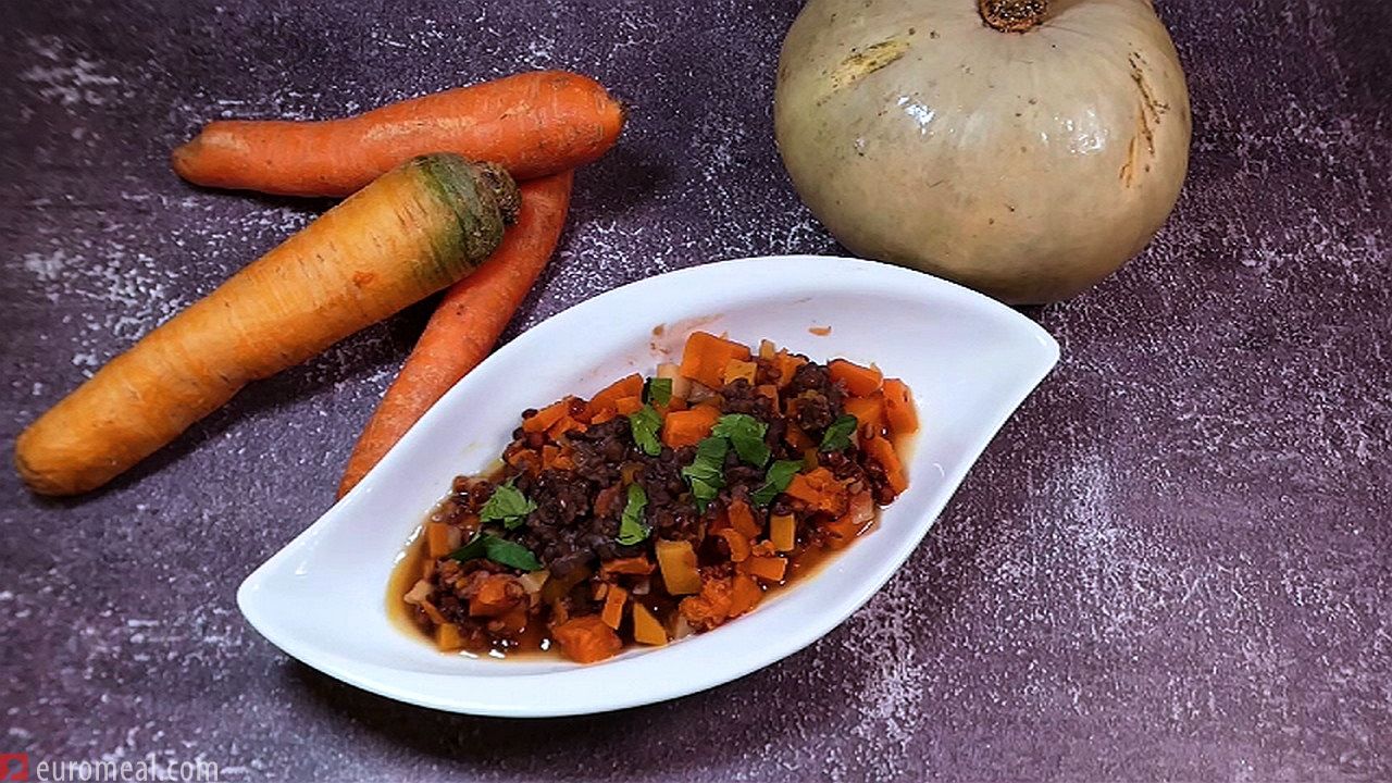Kürbis - Linsen - Gemüse - Eintopf
