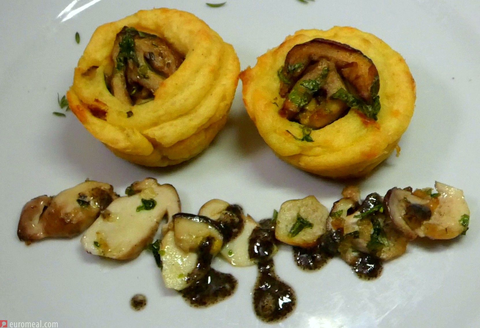 Steinpilz Erdäpfel Muffins