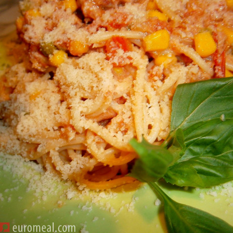 Spaghetti in Thunfischsauce