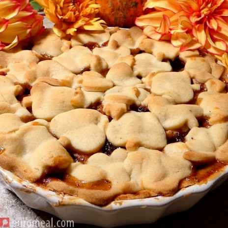 Apfel Preiselbeer Tarte
