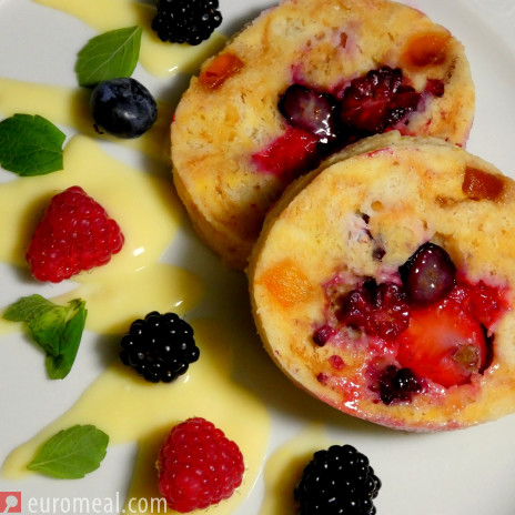 Beeren Serviettenknödel