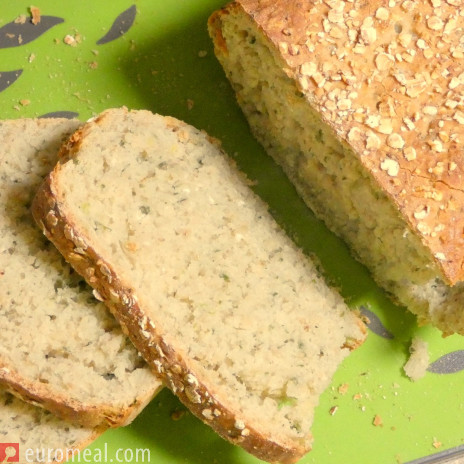 Bärlauch - Dinkelbrot mit Haferflocken