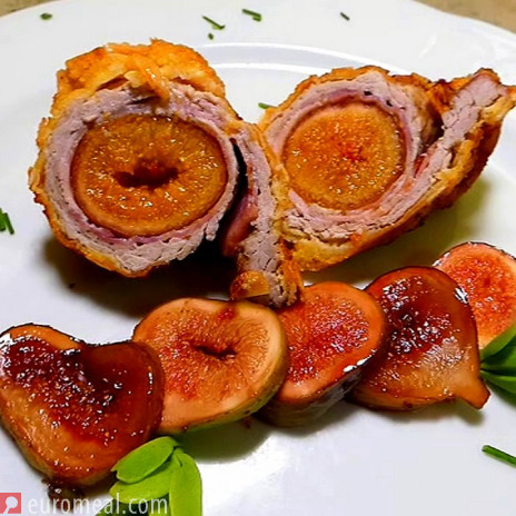 Cordon bleu mit Feige
