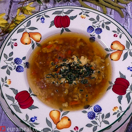 Eintropfsuppe