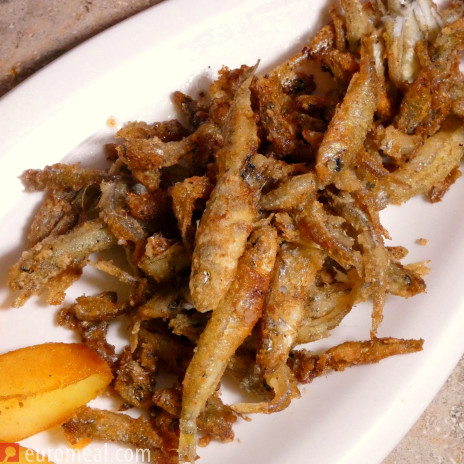 Frittierte Sprotten