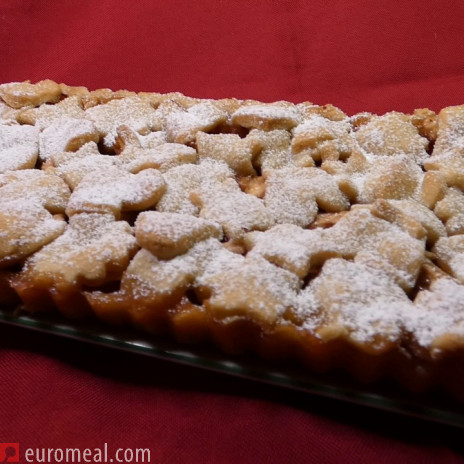 Gedeckter Apfelkuchen