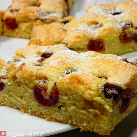 Kirschkuchen - Ölteig