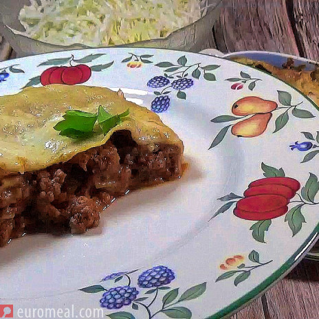 Lasagne al forno mit frischem Nudelteig