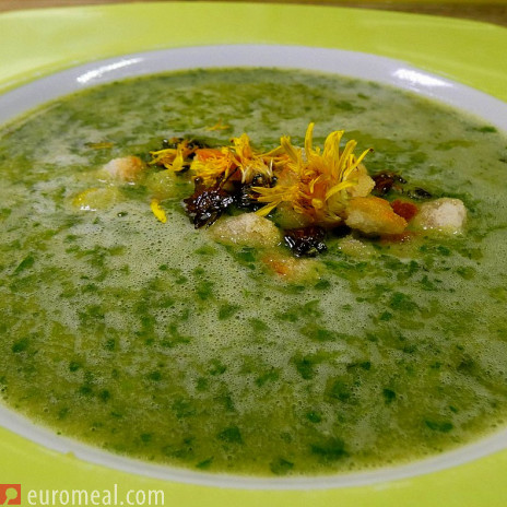 Löwenzahncremesuppe