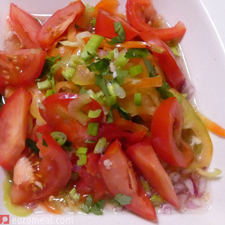 Paprika Tomaten Salat